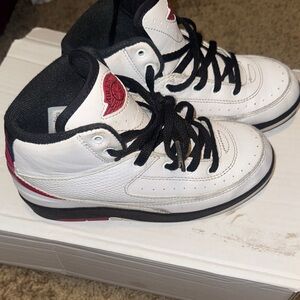 Kids White and Black Sneakers